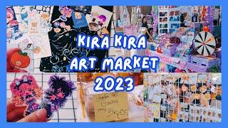 Art market & merch haul!! | Kira Kira ART MARKET Aug 2023 Day 1