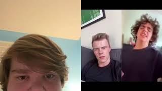 Jack Dylan Grazer, Nicholas Hamilton, and Jeremy Ray Taylor tiktok duet chain