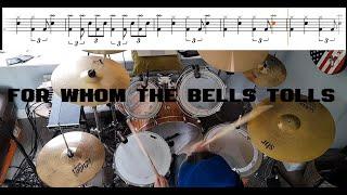 Metallica - For Whom The Bell Tolls - Drum Cover With TABS