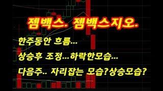 [주식] 젬백스 젬백스지오 한주흐름확인 다음주 대응방법과 가격