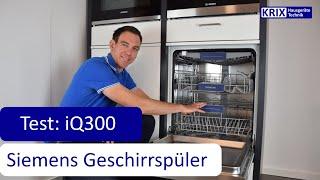 Test: Siemens Geschirrspüler iQ300