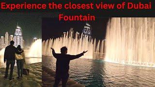 Wonderful Fountain Boardwalk experience in just 15 aed | The Dubai fountain Boardwalk in Dubai Mall