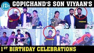 Prabhas, Allu Arjun, Ram Pothineni At Gopichand's Youngest Son Viyaan's 1st Birthday Celebrations