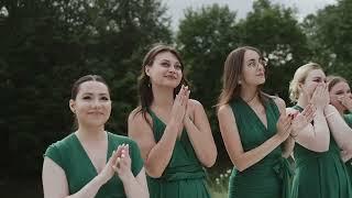 Лесная свадьба в Подмосковье. Организация "Artemova Wedding"