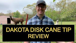 Dakota Disk Cane Tip Review & Demonstration - Orientation & Mobility Specialist