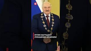 Путин наградил Лукашенко Орденом! #беларусь #лукашенко #путин #россия #политика #новости