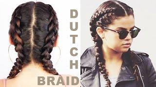 HOW TO DUTCH BRAID YOUR OWN HAIR FOR BEGINNERS | EMAN