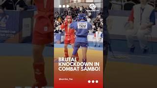 Brutal knockdown in Combat SAMBO! 