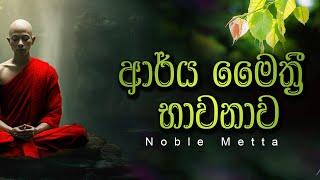 ආර්ය මෛත්‍රී  භාවනාව (සියලු ක්ලේශයන් ප්‍රහාණය කිරීම සඳහා)