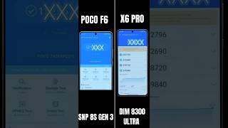 Poco f6 vs Poco x6 pro antutu score