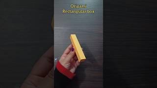 Quick Origami Rectangular Box: Easy Steps for Beginners! 