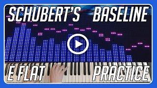 Schubert's Piano baseline practice E flat Impromptu