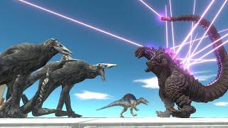 Run Away from Skull Crawler | Saved by Shin Godzilla - Animal Revolt Battle Simulator