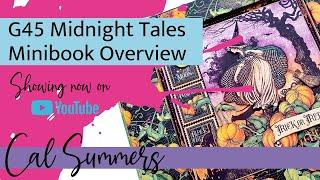 Graphic 45 Midnight Tales Minibook Overview