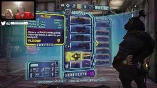 Borderlands 2 Farming Live Stream w/ My Girlfriend & Webcam