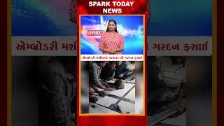 એમ્બ્રોડરી મશીનમાં કામદાર ની ગરદન ફસાઈ  2025 | Spark Today News Vadodara