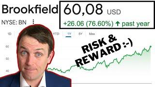 Brookfield Stock Review! Nothing wrong with it, just risk & reward!