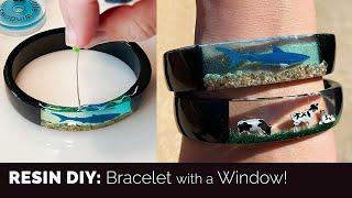 Resin Casting Tutorial: Bangle Bracelets with WINDOWS using Mold Dividers!