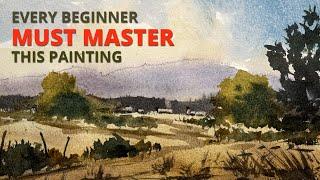 The SECRET to Creating Stunning Watercolour Landscapes