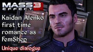 Mass Effect 3 - Romancing Kaidan for the first time as FemShep