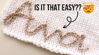 HOW DO YOU CROCHET LETTERS INTO A BLANKET?  Let me show you how easy it is! 