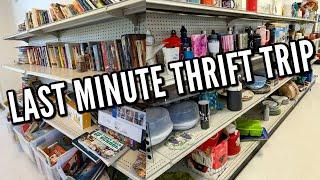 GOODWILL WAS PICKED OVER BUT I STILL SCORED! | LAST MINUTE THRIFTING & HAUL 2024