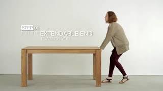 How to Open the Slice Extendable Dining Table - Soul & Tables