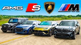 BMW XM vs Lambo Urus vs AMG G63 vs Audi SQ8: CORRIDA DE ARRANCADA