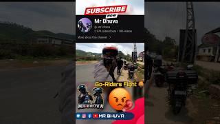 Co-Riders  Fight * @_mr_bhuva #mrbhuva #trendingshorts #motovloggingcommunity