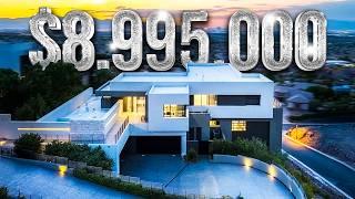 Touring A Vegas Mega-Mansion With Incredible "Strip" & City Views 