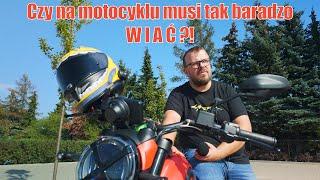 Czy na motocyklu musi tak bardzo wiać !?
