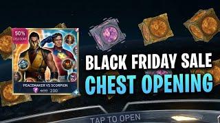 Black Friday Sale | Chest Opening | Peacemaker VS Scorpion | Injustice 2 Mobile