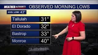 KNOE 8 News Afternoon Weather Update with Meteorologist Abby Ezell