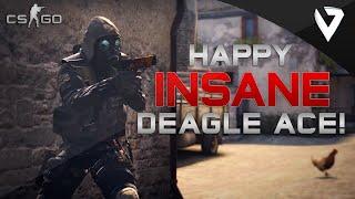 CS:GO - Happy INSANE DEAGLE ACE!