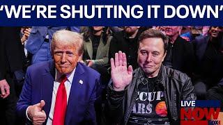 President Trump & Elon Musk agree to 'shut down' USAID | LiveNOW from FOX