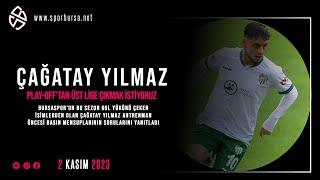 Çağatay Yılmaz: Play-off’tan üst lige çıkmak istiyoruz