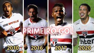 O Primeiro GOL dos JOGADORES com a camisa do SÃO PAULO