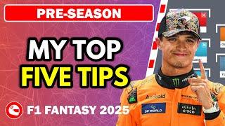 MY TOP 5 TIPS FOR A HIGH RANK  | F1 Fantasy 2025 Tips and Advice