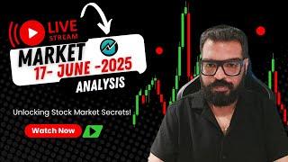 Live Market Trading  on 17  june 2025 | Stocks, Options & Trading Strategies  |  | Game of charts
