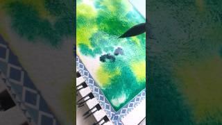 Painting Raindrops on Hand ️ #shorts