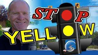 How to Deal With Yellow Traffic Lights to Pass Your Driver's Test