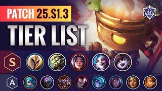 NEW TIER LIST and HUGE Changes for Patch 25.S1.3 (15.3) League of Legends Season 2025