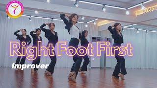 Right Foot First-Line dance/Improver/Fred Whitehouse (IRE)/#블라썸금요크루