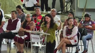 Palabras de Luisa María Alcalde Luján Asamblea Informativa Morena en Oaxaca