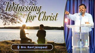 Witnessing for Christ | Bro. Ravi Jesupaul | Interface Corporate Catchup - September 2024