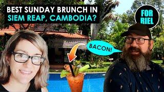 Siem Reap is more than 50 cent beers! Brunch & cocktails at The Keys by Tomoka! #forriel #cambodia