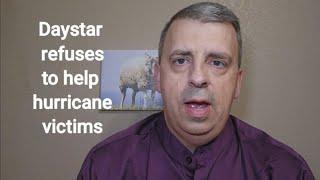 Daystar refused to help hurricane victims