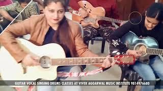 Guitar Classes in Jalandhar Best Vivek Aggarwal Music Institute | 9814976680