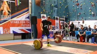 Max Lang lifting at the Pheonix International in London