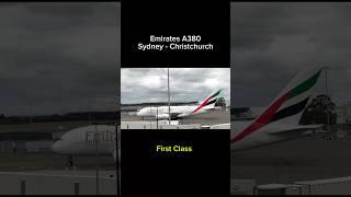 Emirates A380 First Class review #emirates #firstclass #a380  #sydney #christchurch